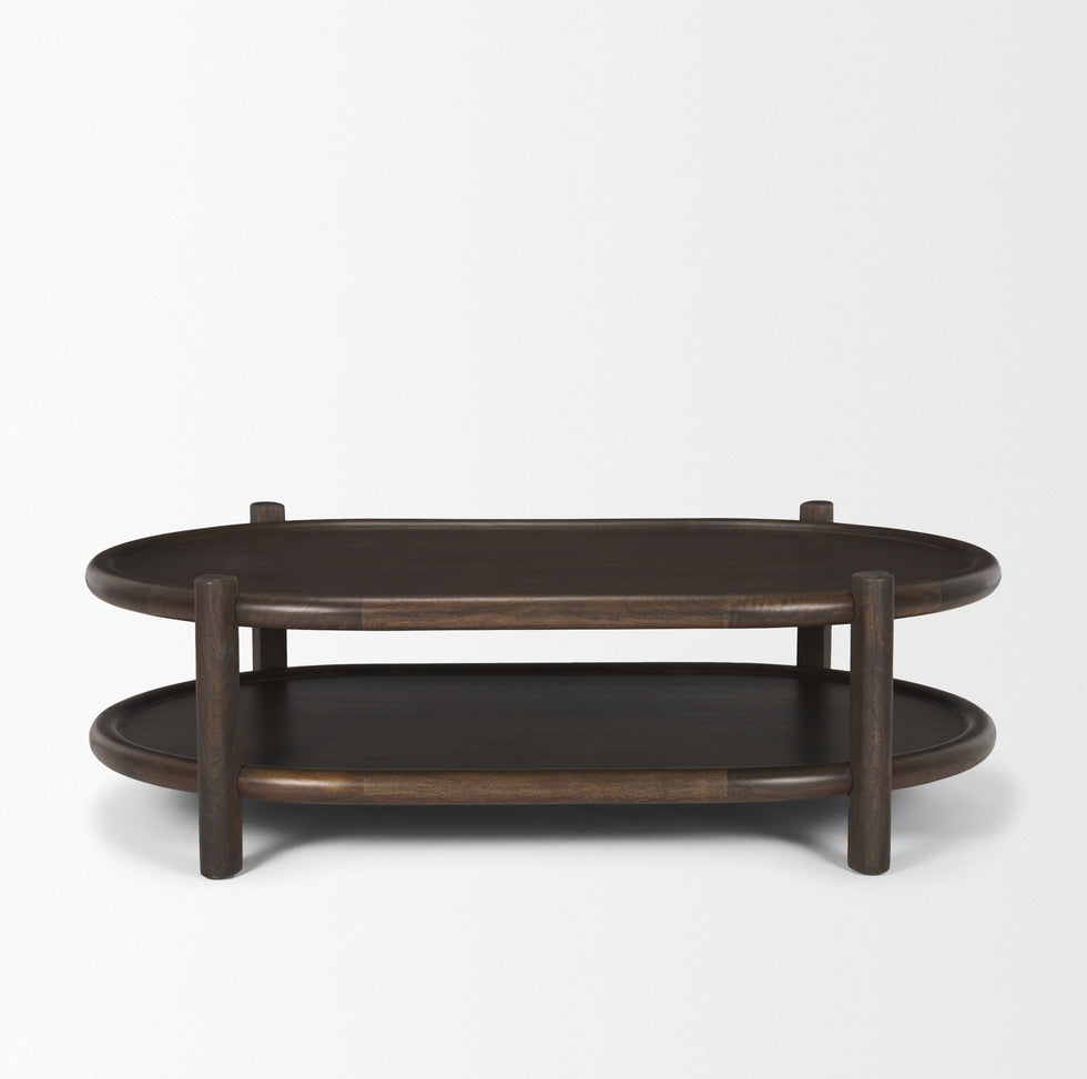 Mercana - Romi Coffee Table in Brown, Solid Wood