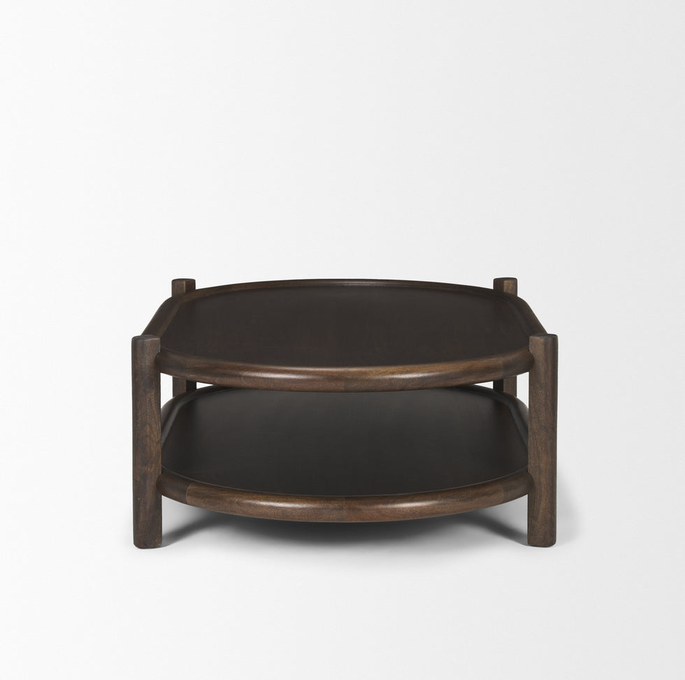 Mercana - Romi Coffee Table in Brown, Solid Wood