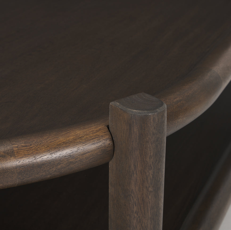 Mercana - Romi Coffee Table in Brown, Solid Wood