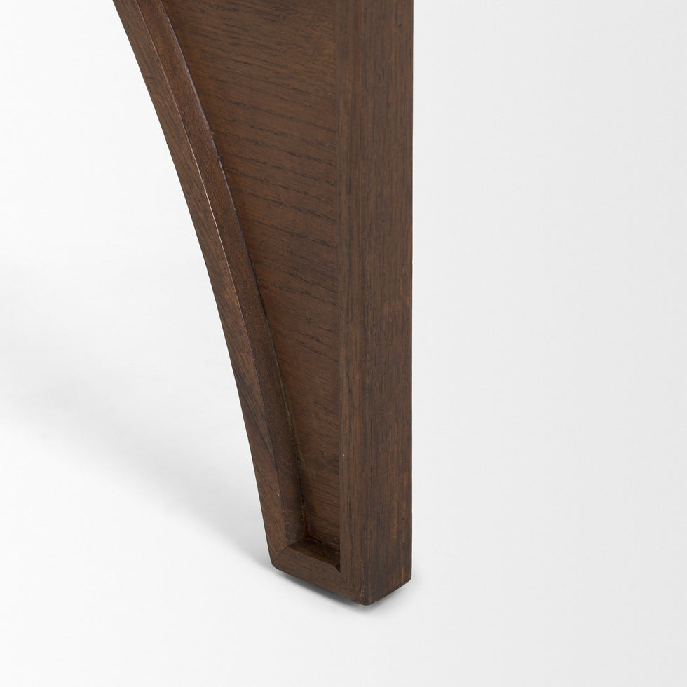 Mercana - Laraya End Table in Brown, Solid Wood