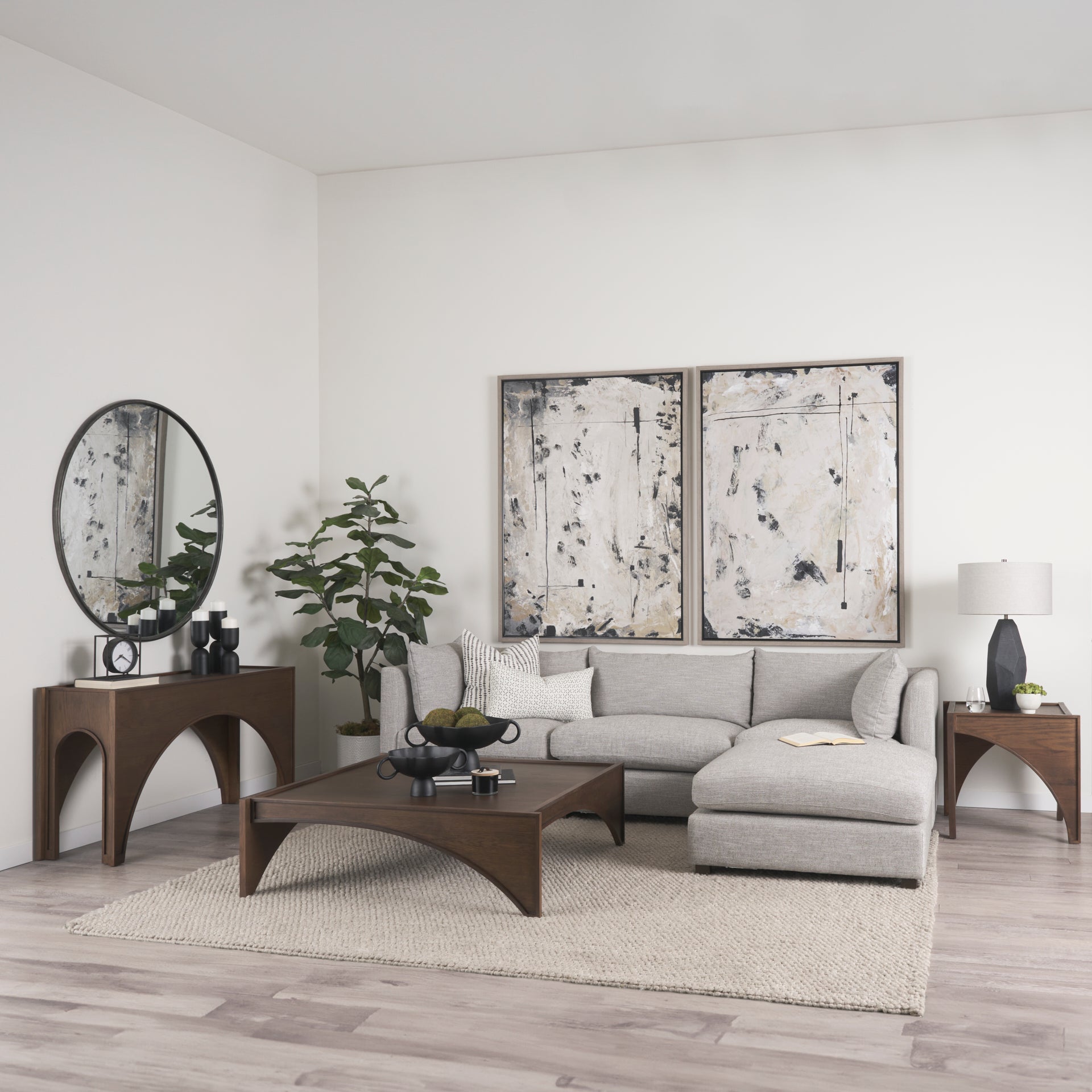 Mercana - Laraya End Table in Brown, Solid Wood