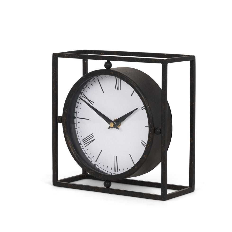 Mercana - Raisa Black Table Clock