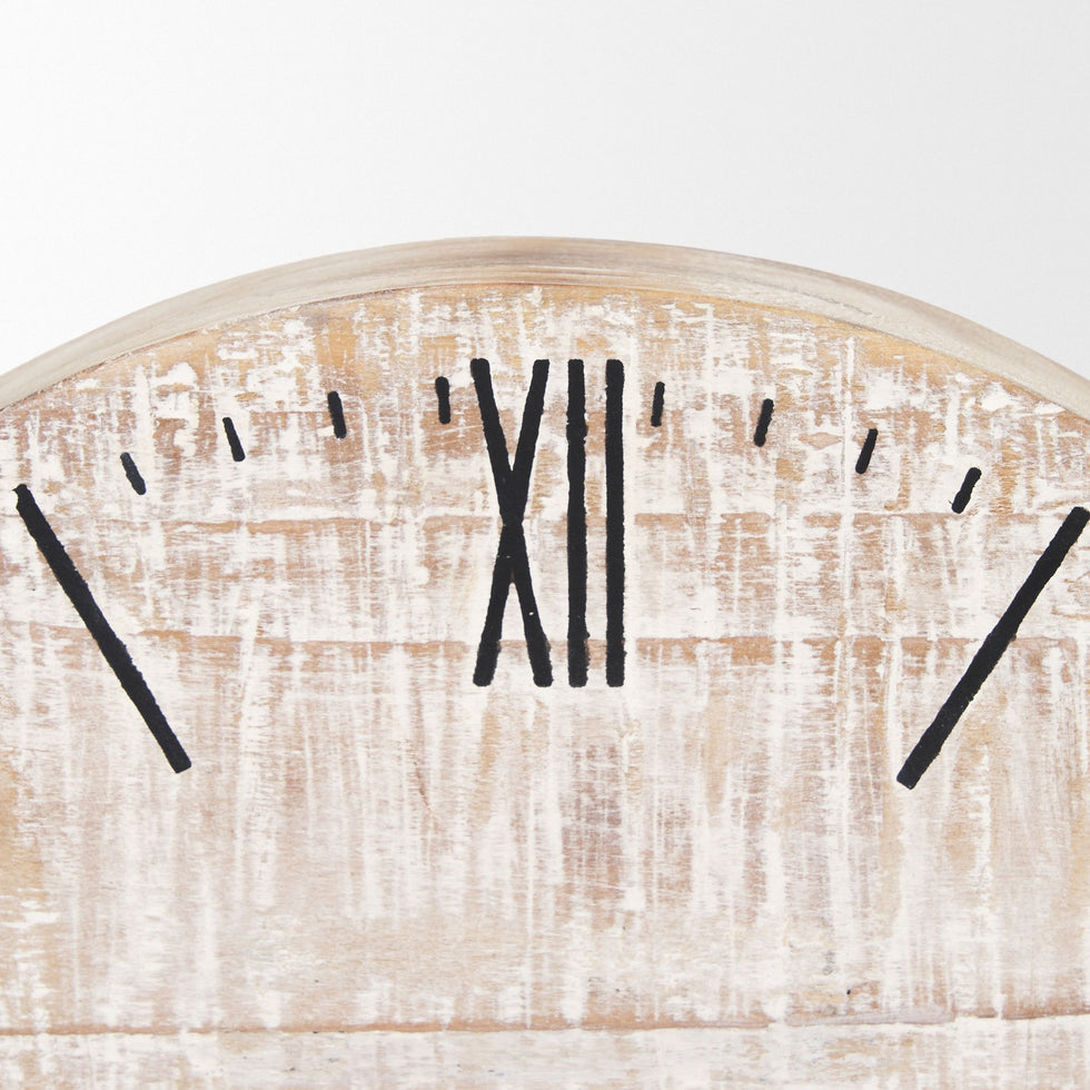 Mercana - Raja Matte Black Metal Table Clock