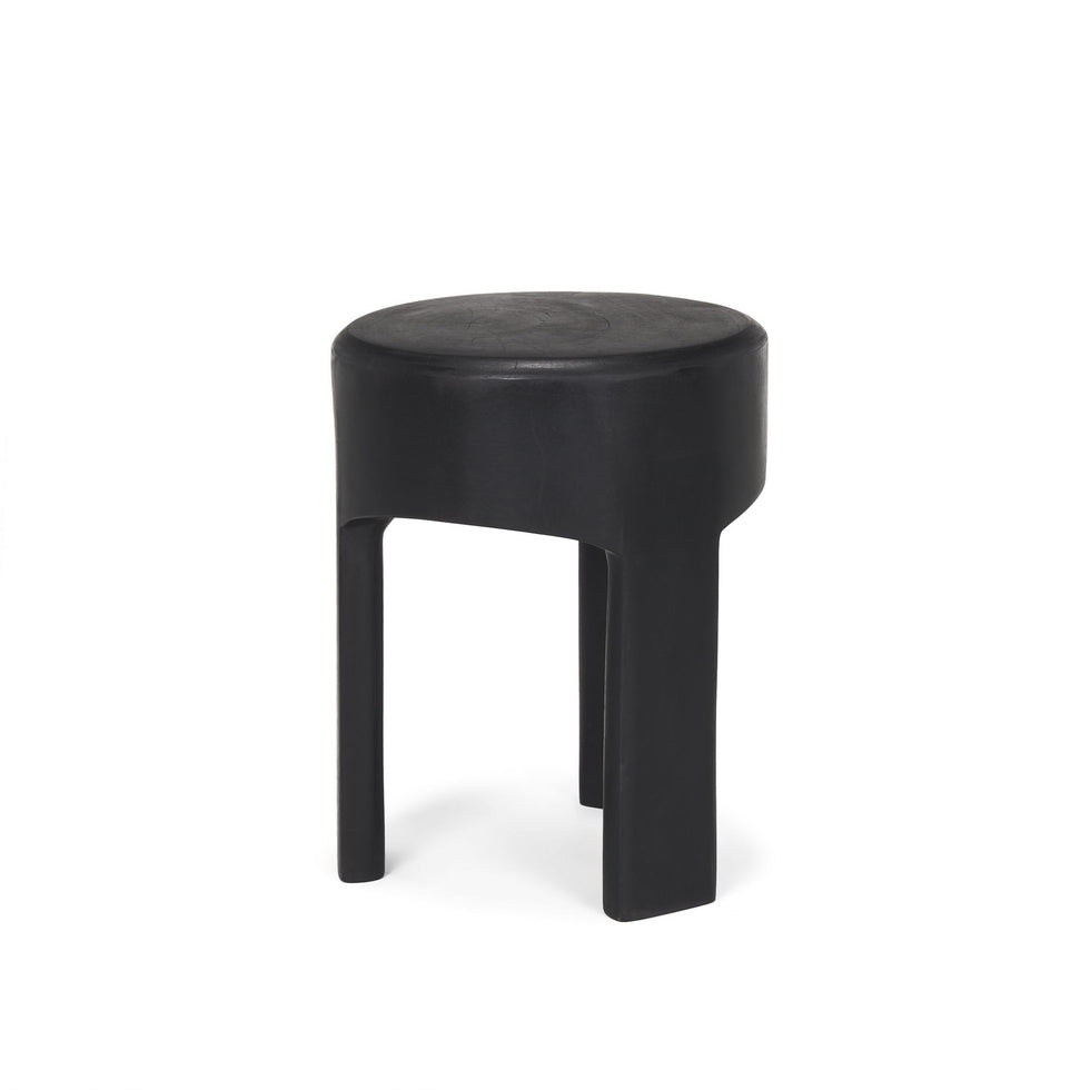 Mercana - Riya Counter Stool in Black, Wood