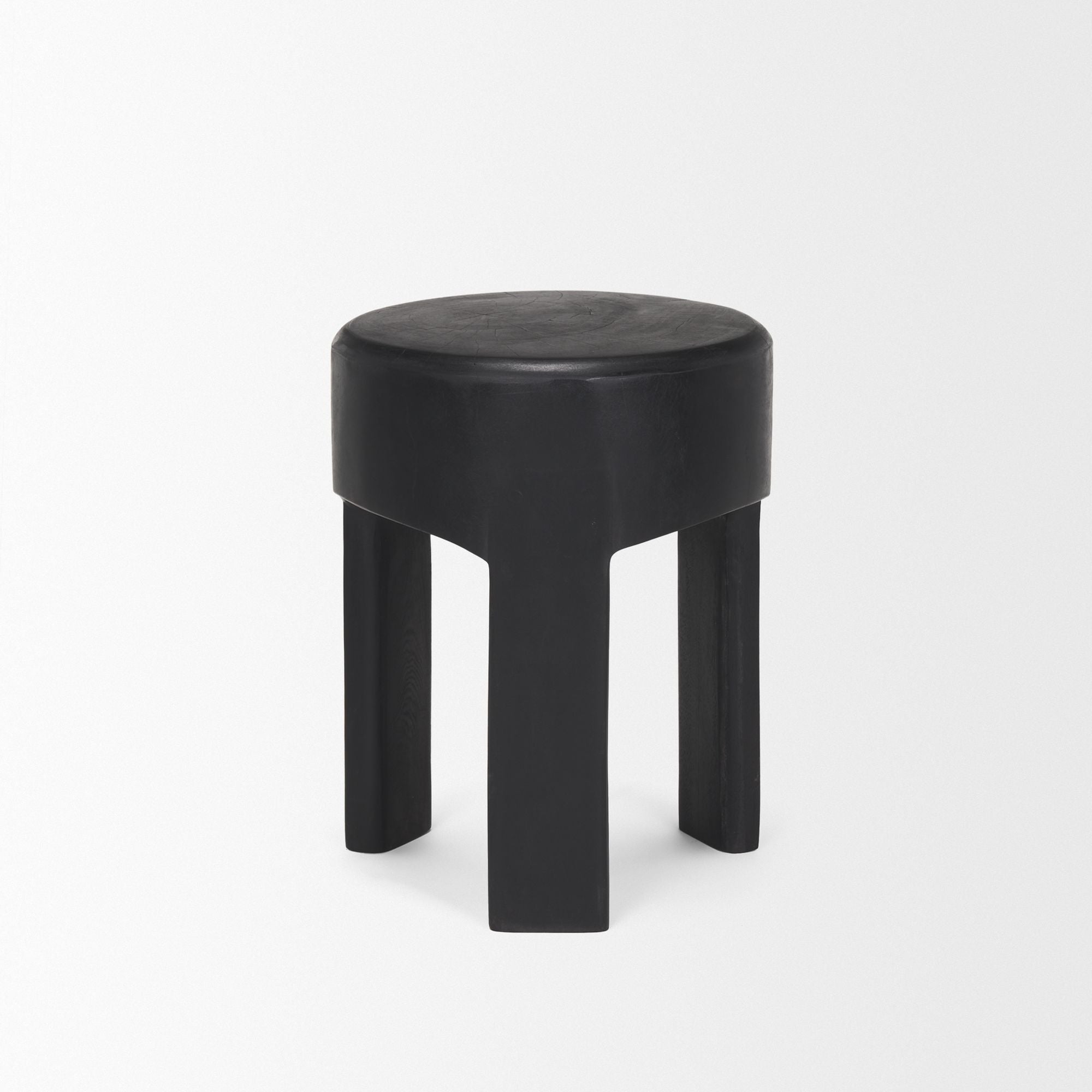 Mercana - Riya Counter Stool in Black, Wood