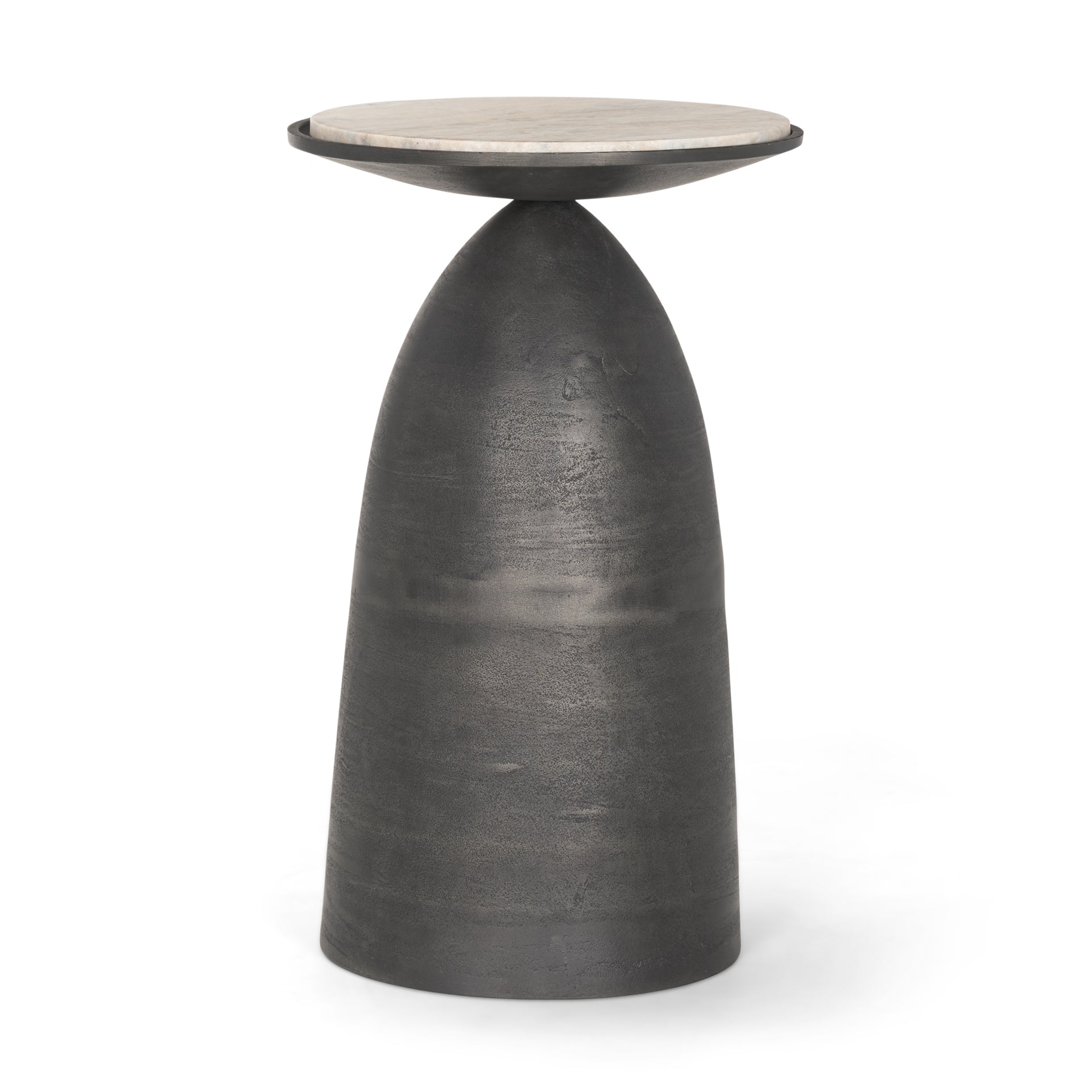 Mercana - Russo Accent Table in Gray, Metal