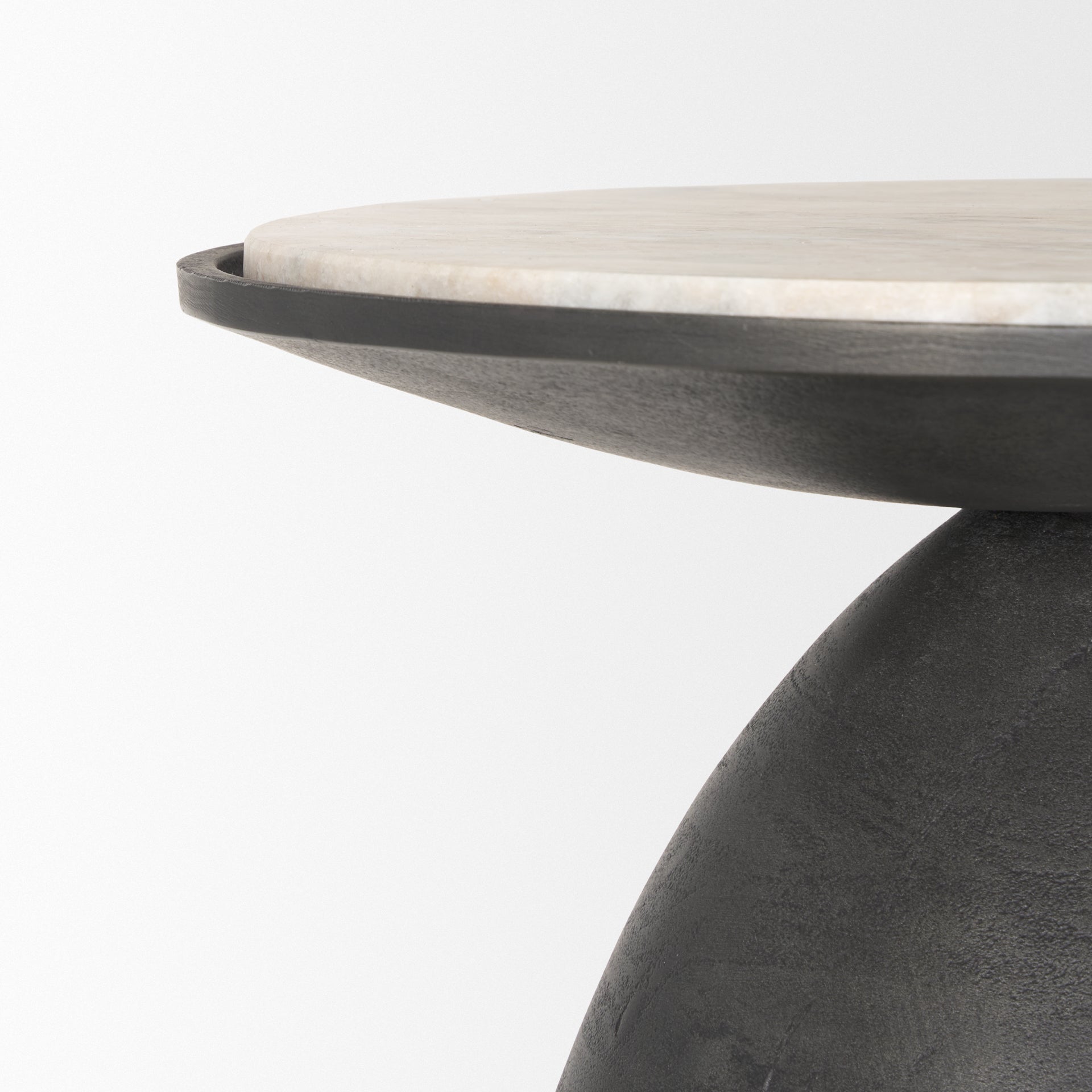 Mercana - Russo Accent Table in Gray, Metal