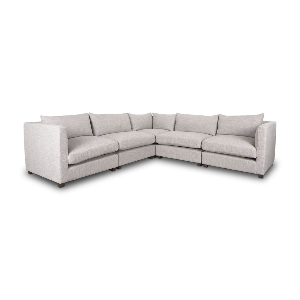 Mercana - Halston Corner 5 Piece Sectional