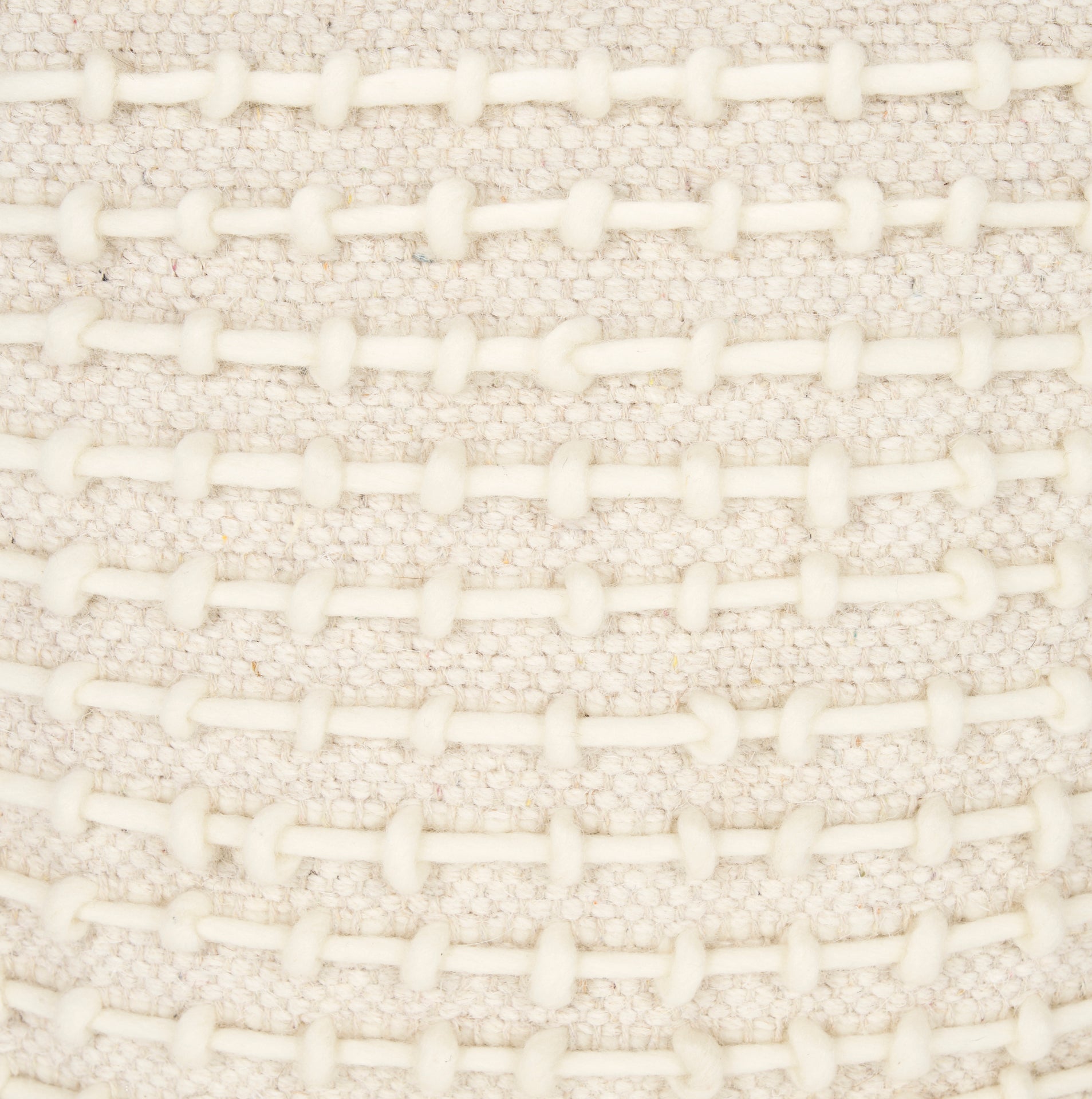 Mercana - Sakaye Pouf in Beige, Fabric