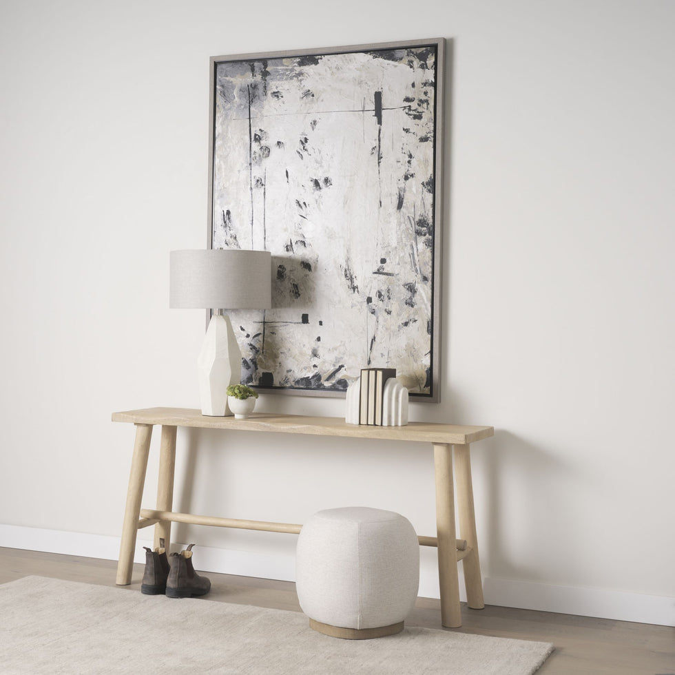 Mercana - Sekou Light Brown Wooden Craftsman Console Table