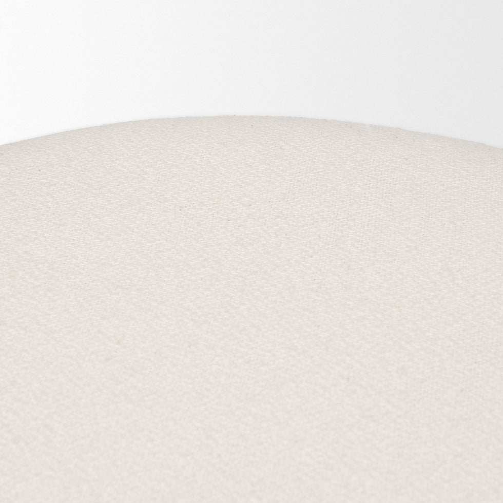 Mercana - Shaiden Counter Stool with Cream Fabric in Brown, Wood