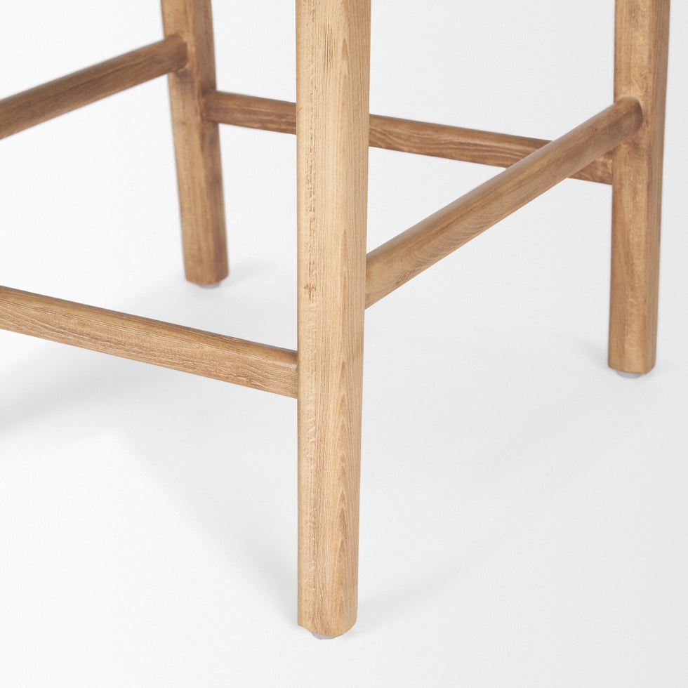 Mercana - Shane Leather Seat Bar/Counter Stool in Brown