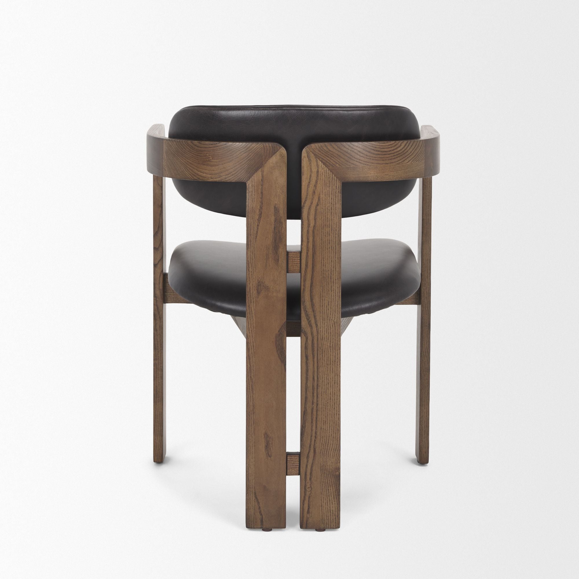 Mercana - Shiro Dining Chair with Espresso Brown Leather
