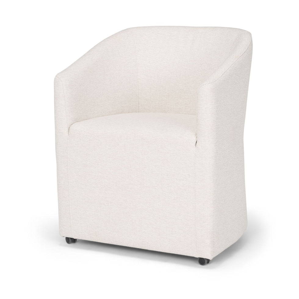 Mercana - Sondra Dining Chair in Oatmeal, Fabric