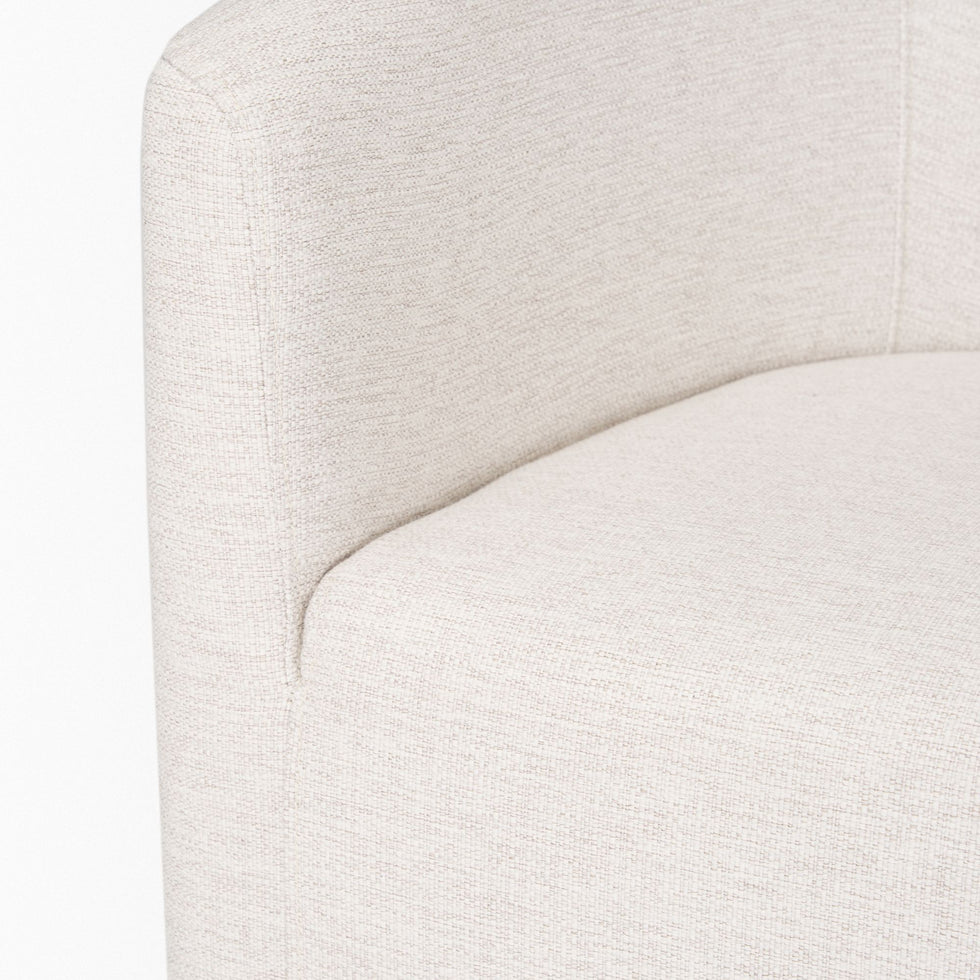 Mercana - Sondra Dining Chair in Oatmeal, Fabric