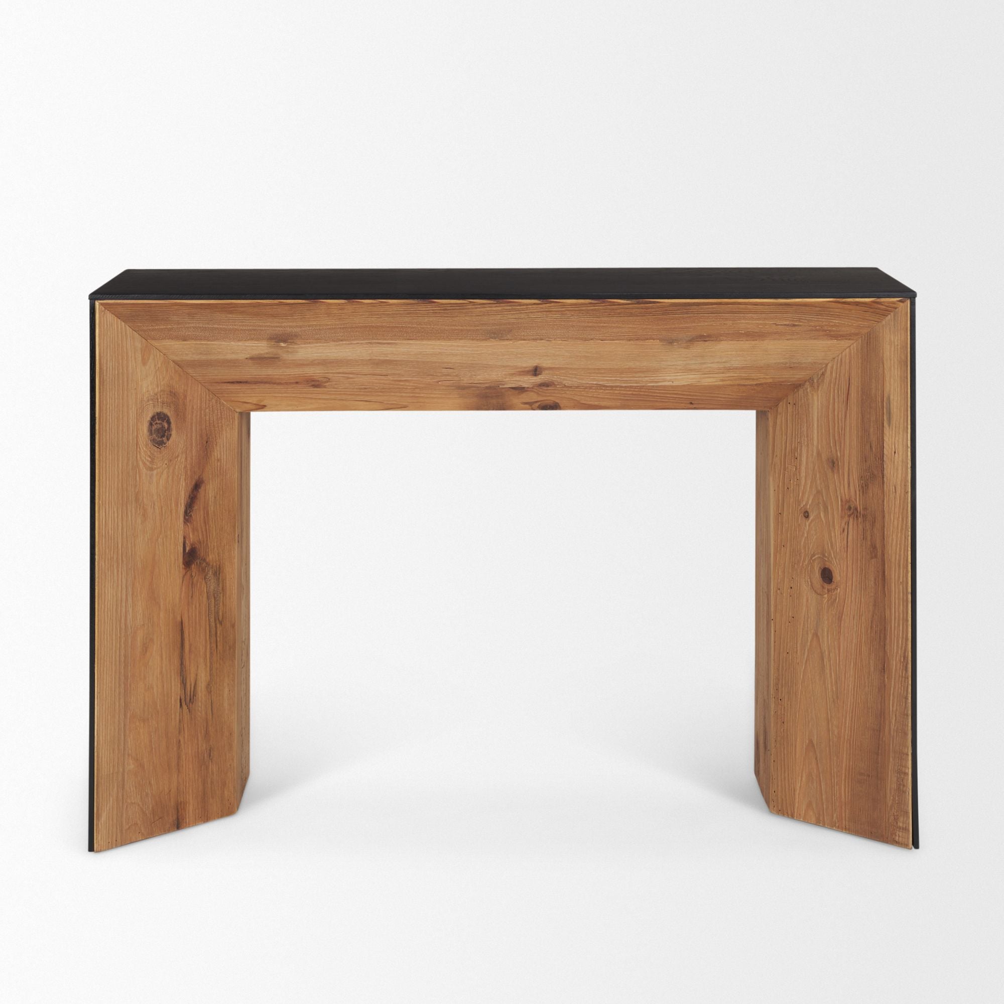 Mercana - Tabor Console Table with Black Oak Waterfall