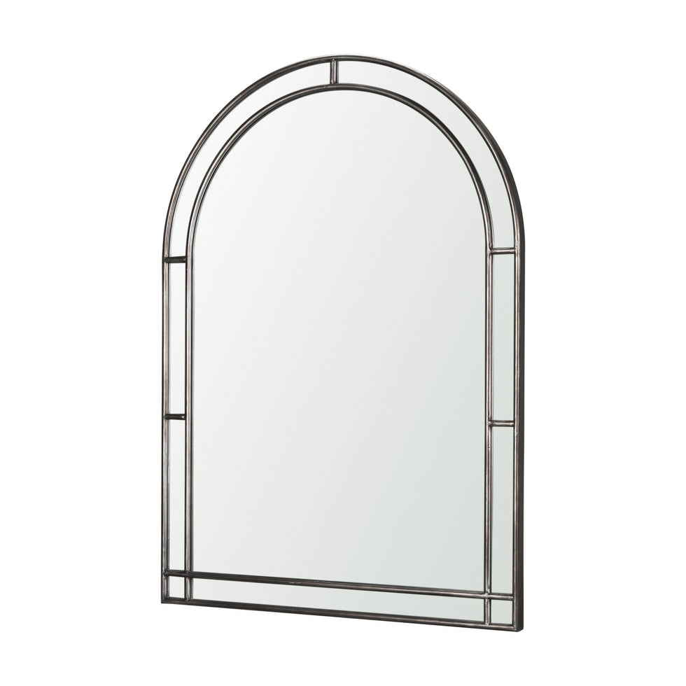 Mercana - Tiffany Double Frame Metal Arched Mirror