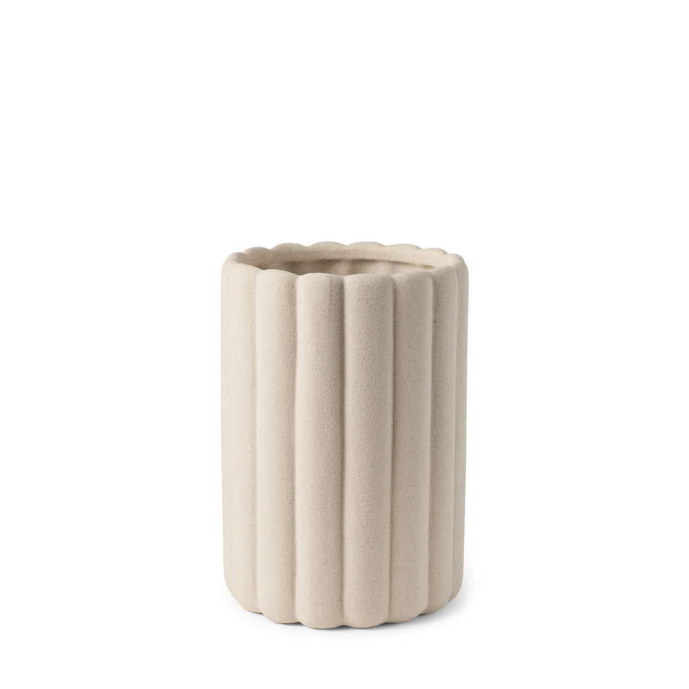 Mercana - Mira Fluted Ceramic Vase