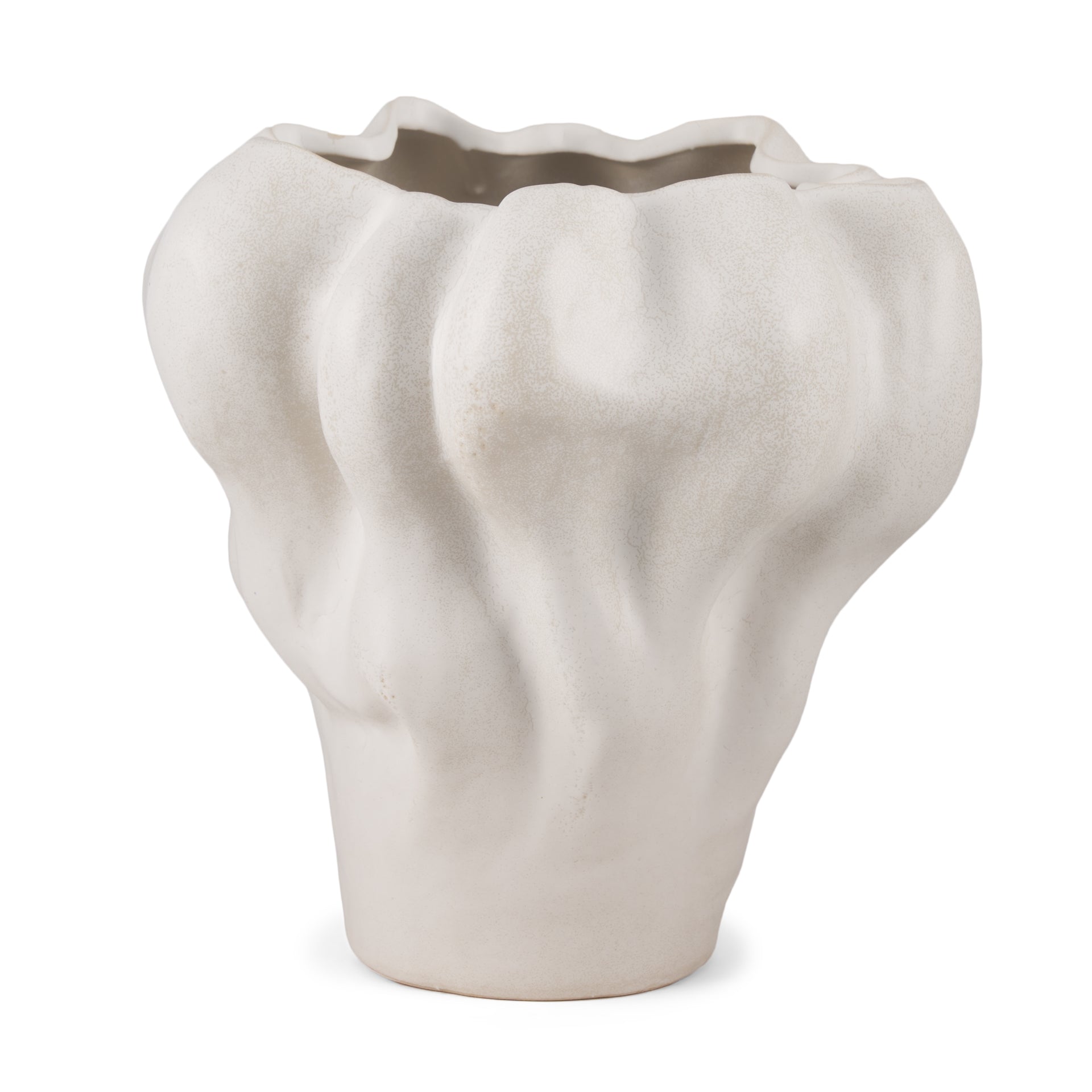 Mercana - Vanna Vase in Cream, Ceramic
