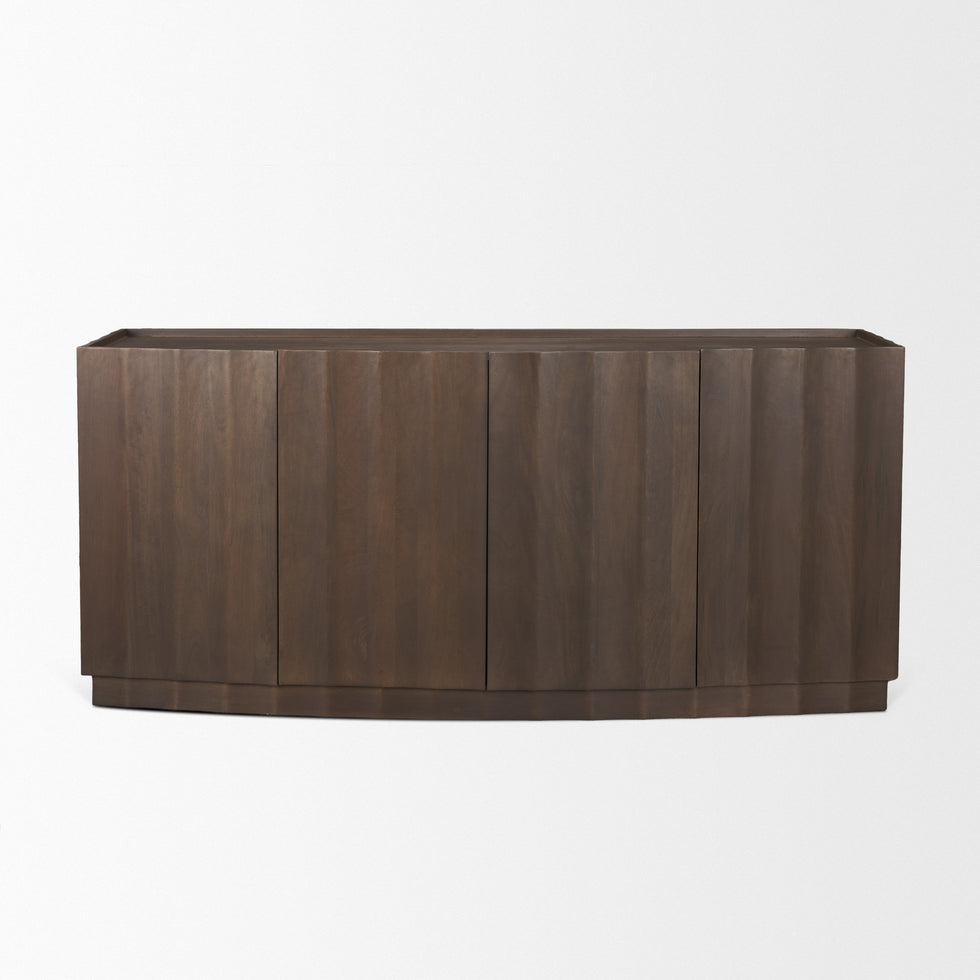 Mercana - Swanson Sideboard in Brown, Solid Wood