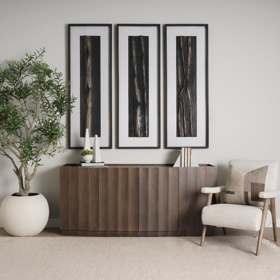 Mercana - Swanson Sideboard in Brown, Solid Wood