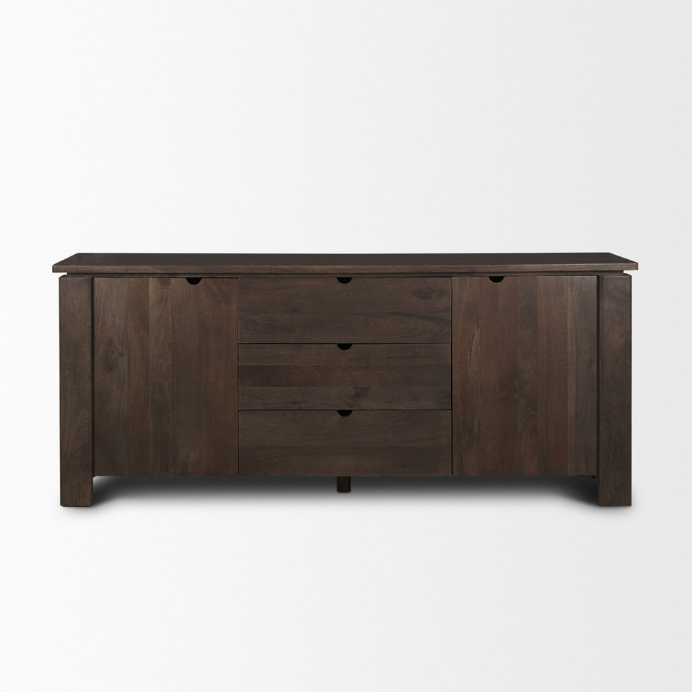 Mercana Wallen Sideboard - Dark Brown, Wood