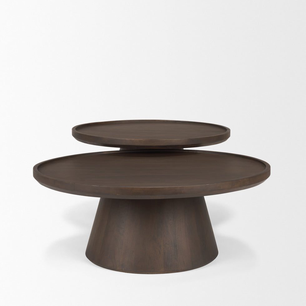Mercana - Takoda Coffee Table in Brown, Solid Wood