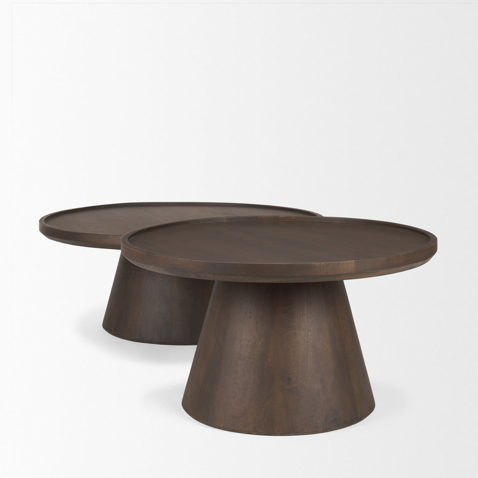 Mercana - Takoda Coffee Table in Brown, Solid Wood