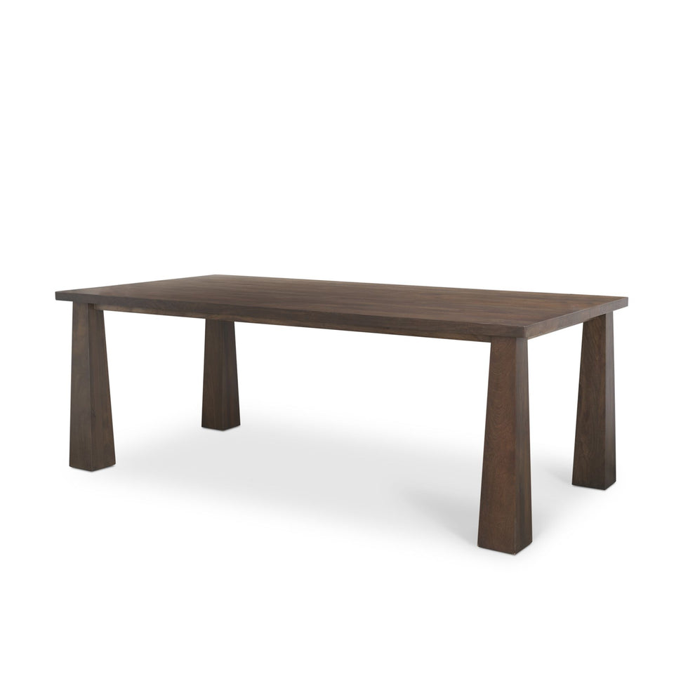 Mercana - Wolcott Rectangular Dining Table in Dark Brown, Wood