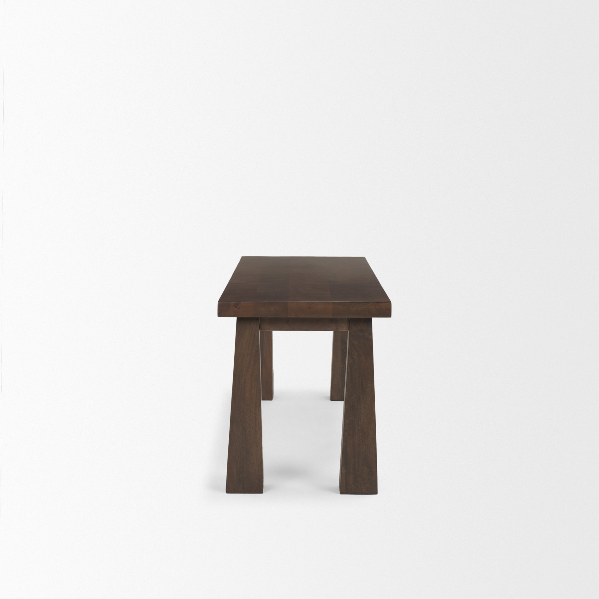 Mercana - Wolcott Bench in Brown, Solid Wood