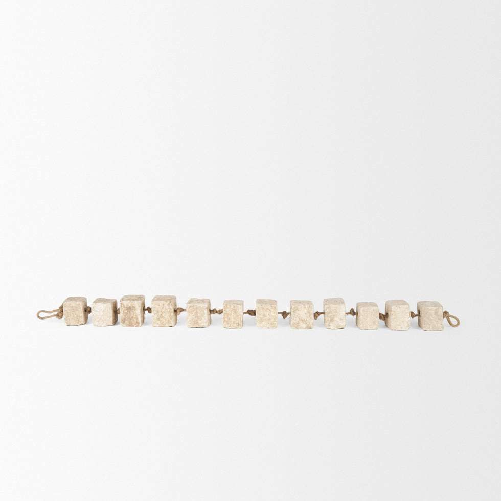 Mercana - Mala Garland in White, Paper