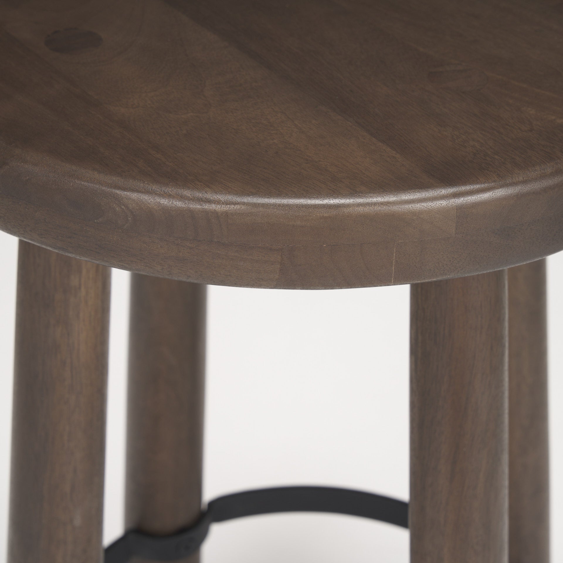 Mercana - Weldon Wood Seat Counter Stool in Brown, Wood