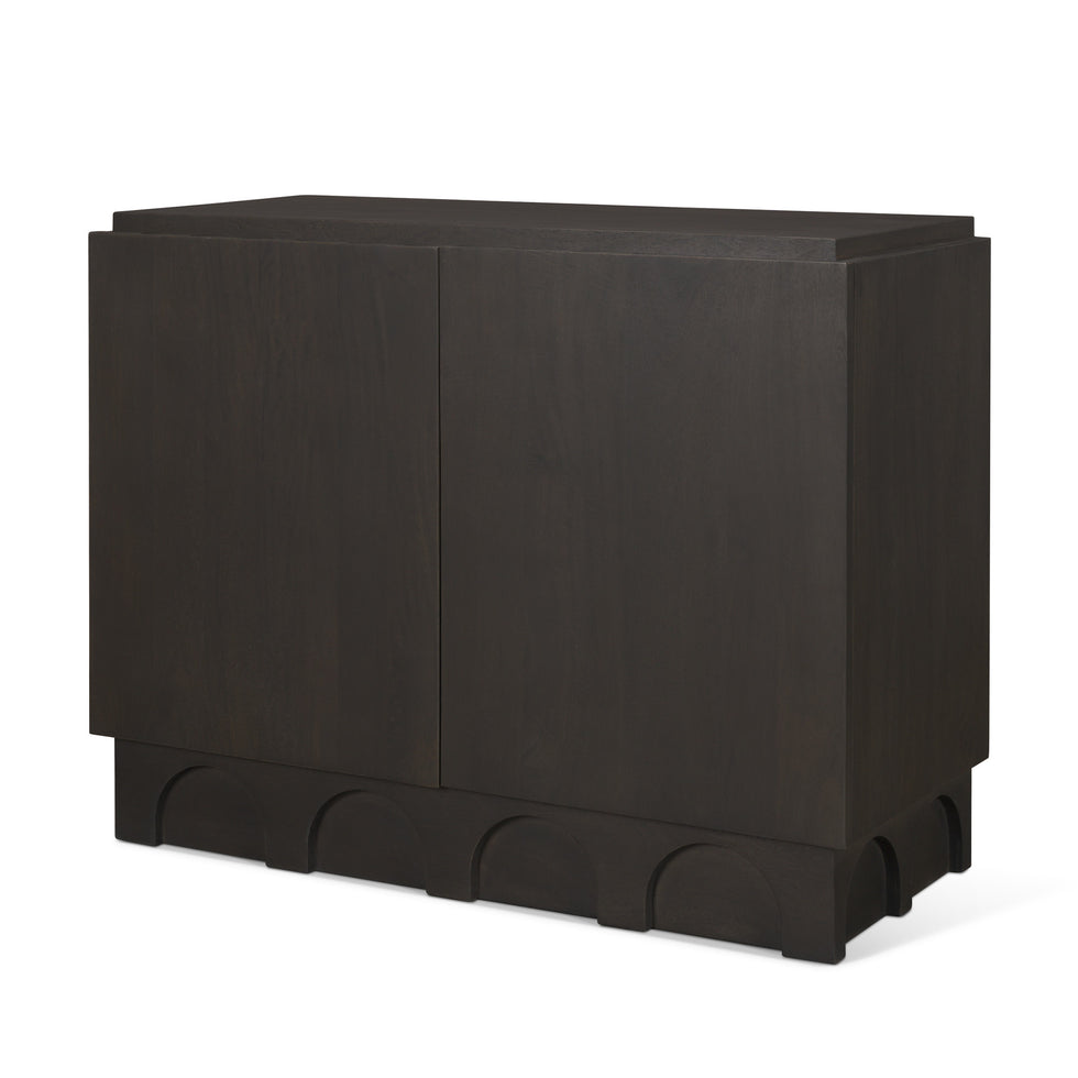 Mercana - Wagner Accent Cabinet in Brown, Solid Wood