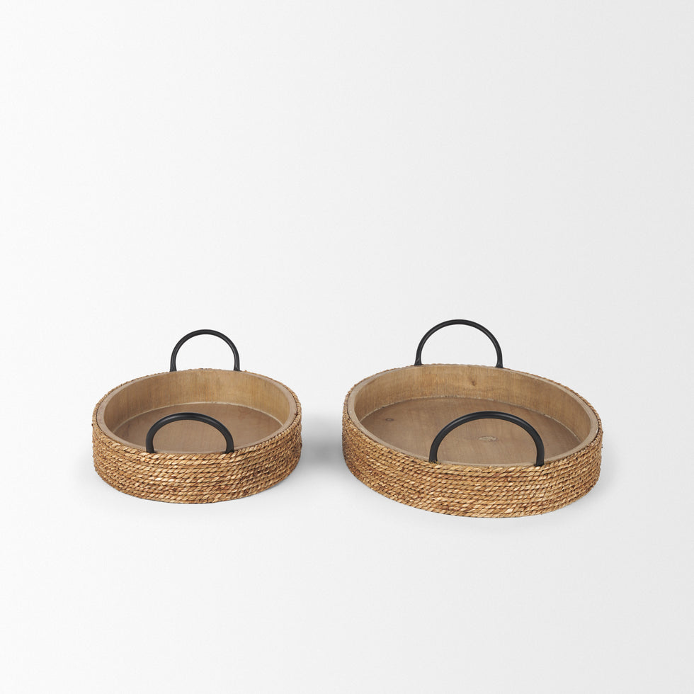 Mercana - Wheaton Trays in Brown, Wood