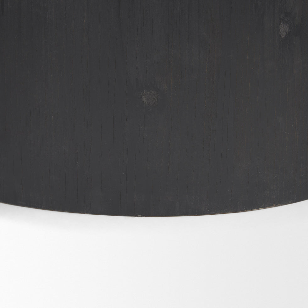 Mercana - Wenopa Accent Table in Black, Wood