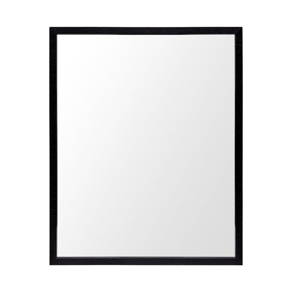 Mercana - Bristol 24x30 Faux Wood Frame Bathroom Vanity Mirror