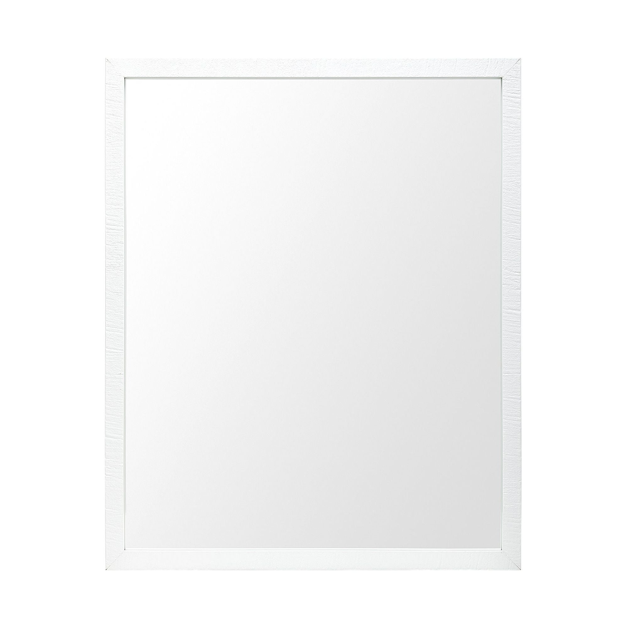 Mercana - Bristol 24x30 Faux Wood Frame Bathroom Vanity Mirror