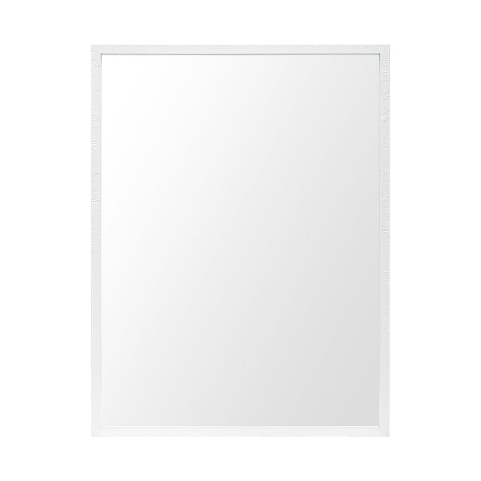 Mercana - Bristol 30x40 Faux Wood Frame Bathroom Vanity Mirror