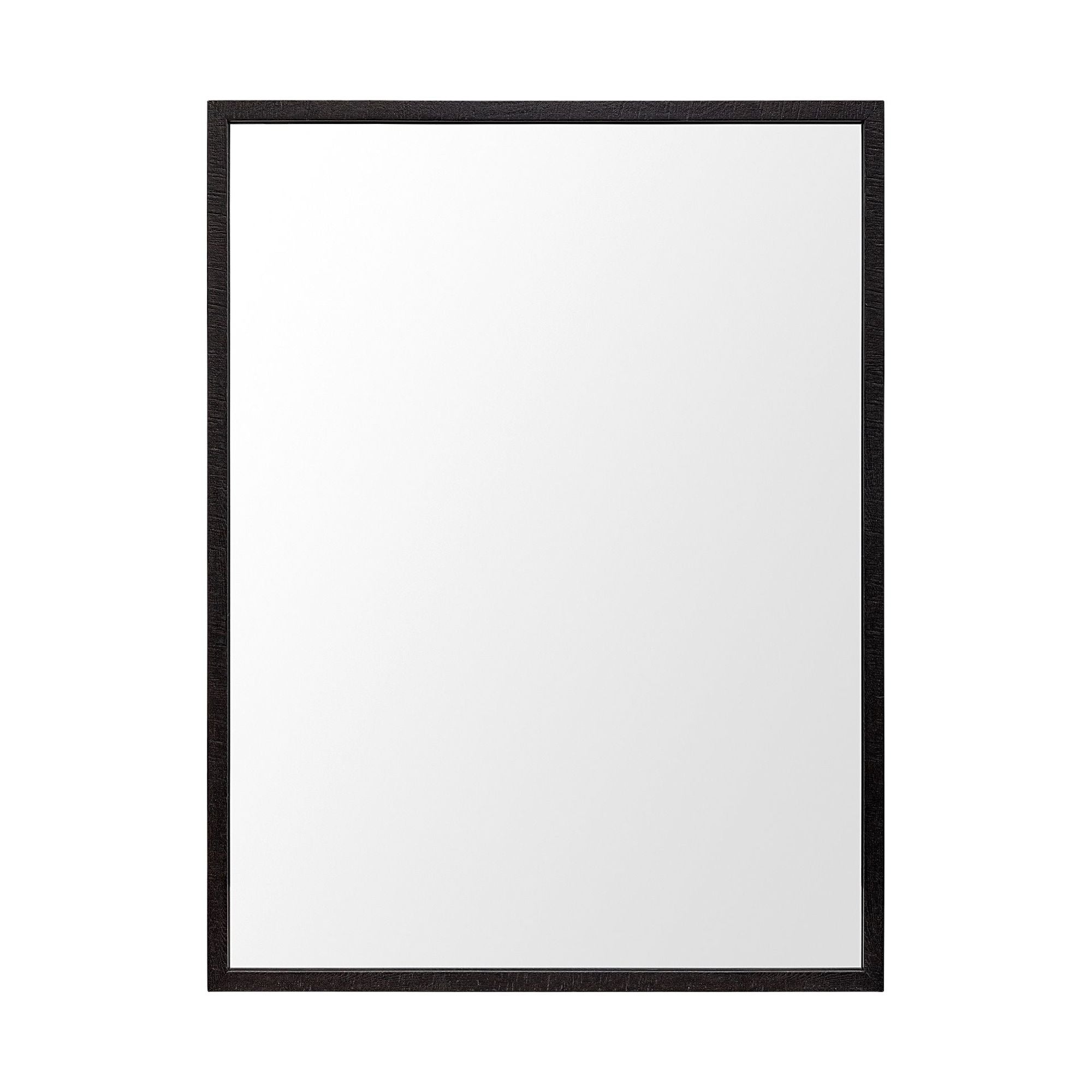 Mercana - Bristol 30x40 Faux Wood Frame Bathroom Vanity Mirror