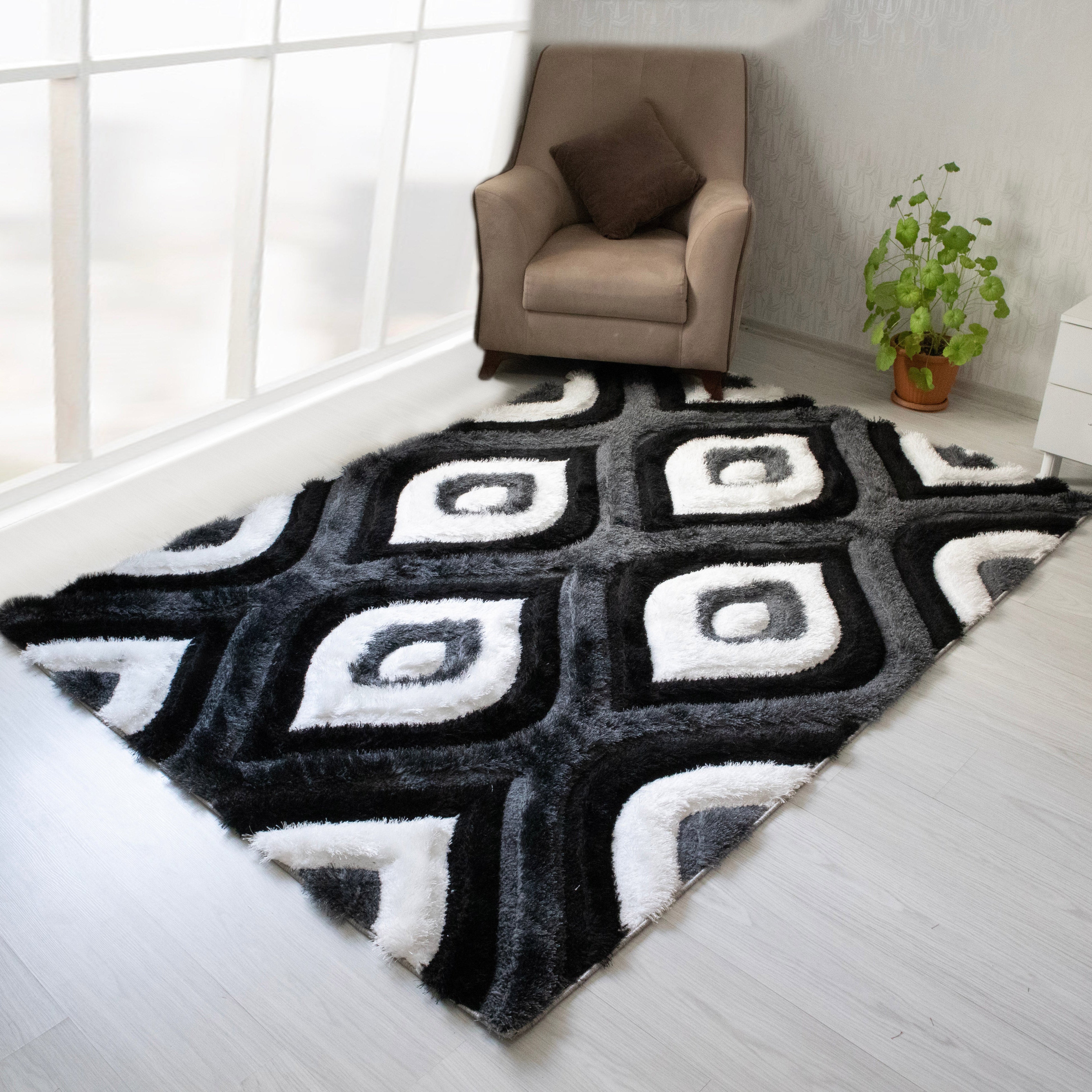Nova - 3D151 Shaggy Area Rug