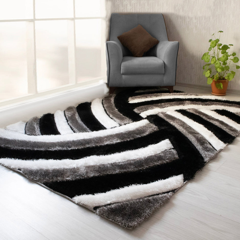 Nova - 3D333 Shaggy Area Rug