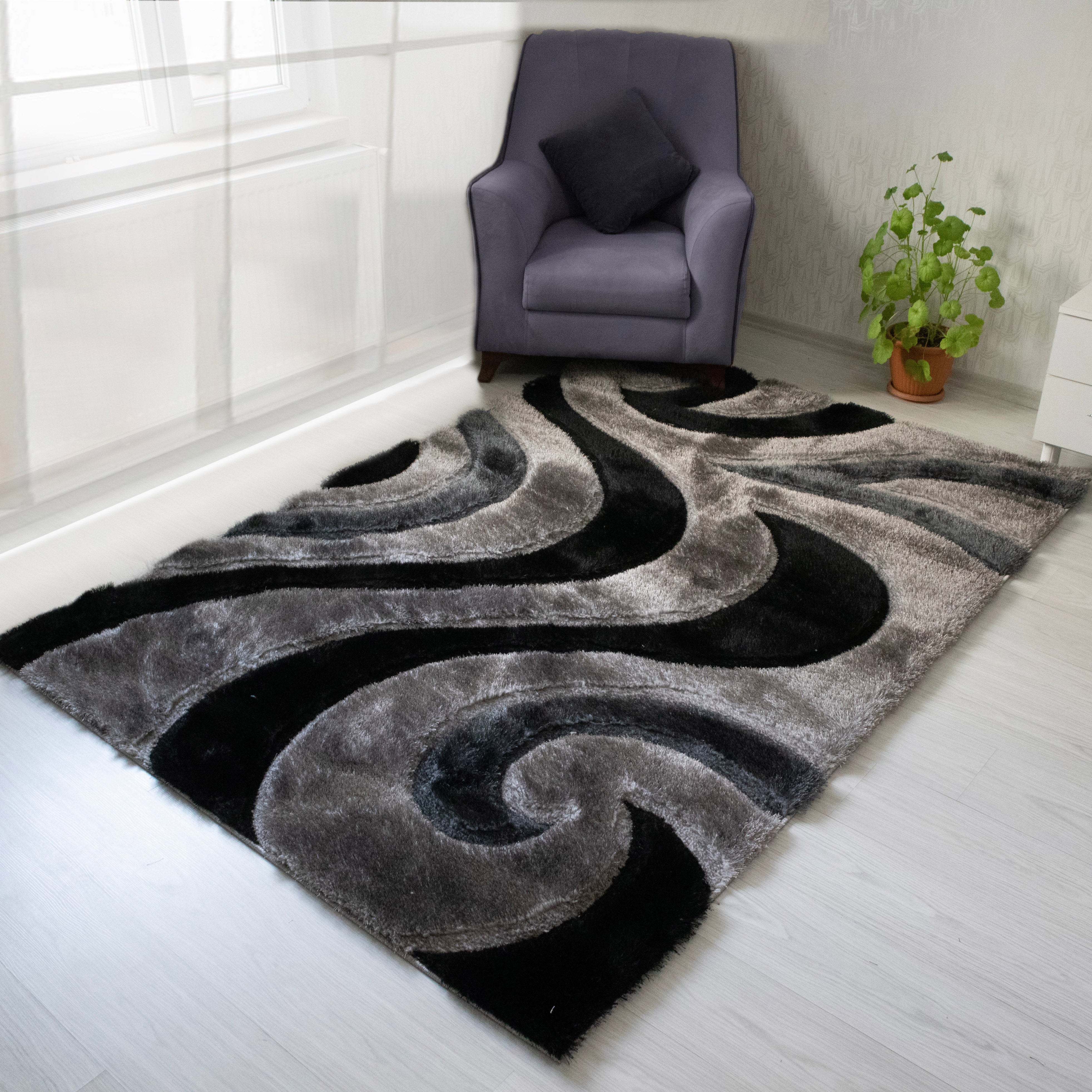 Nova - 3D444 Shaggy Area Rug