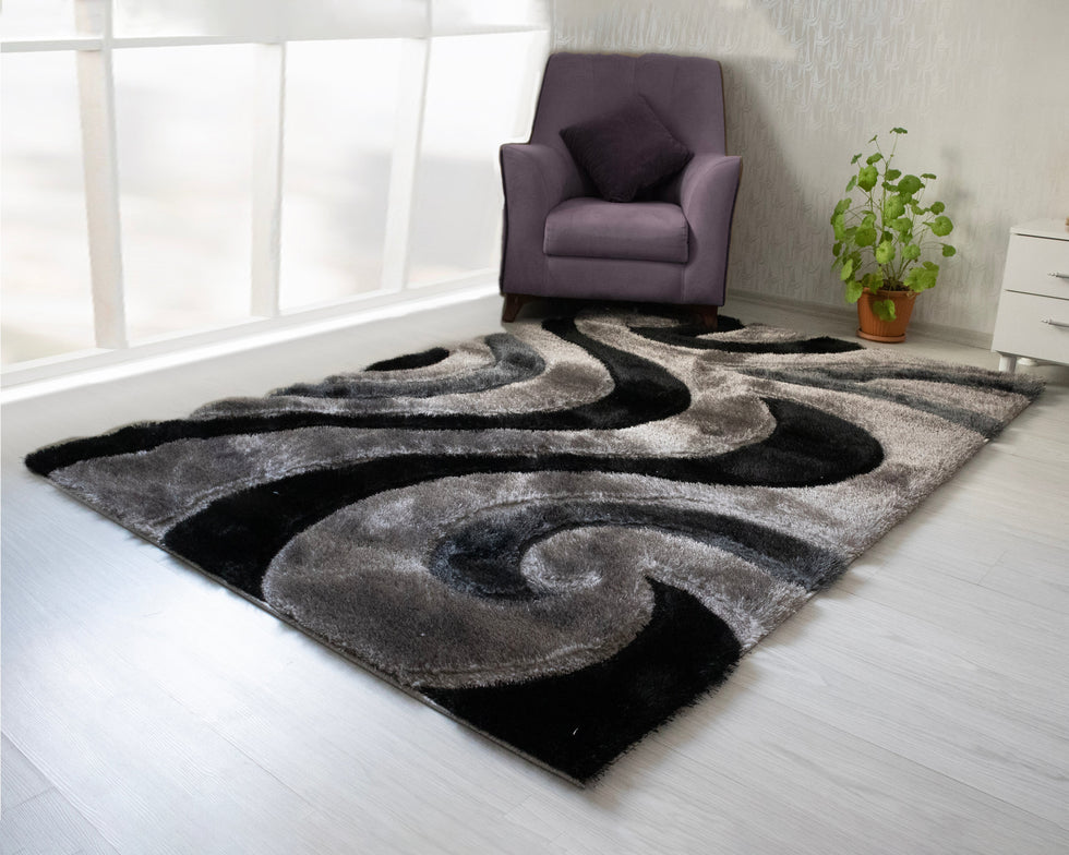 Nova - 3D444 Shaggy Area Rug