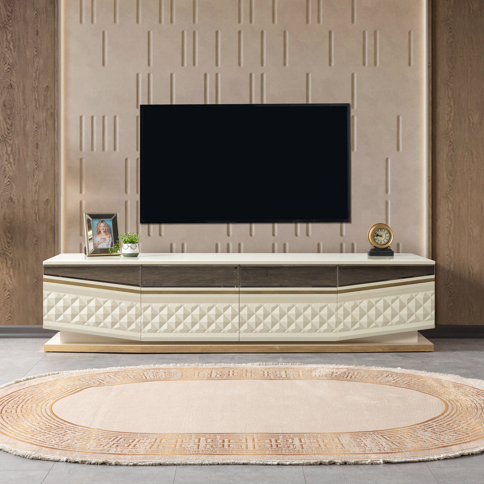 Nova - Anica Ivory Tv Stand