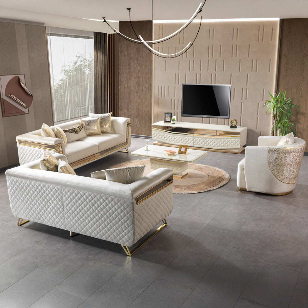Nova - Anica Ivory Tv Stand
