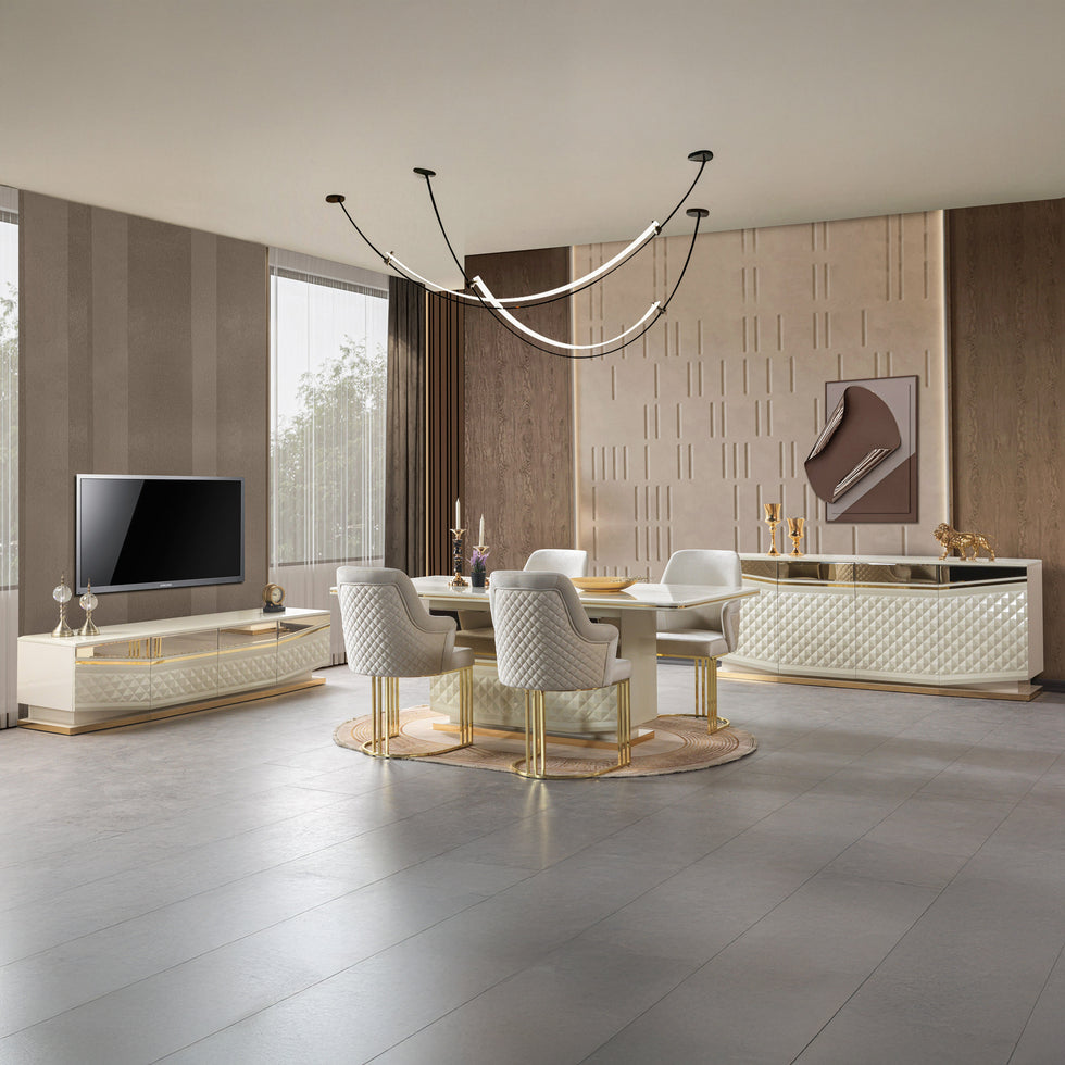 Nova - Anica Ivory Tv Stand