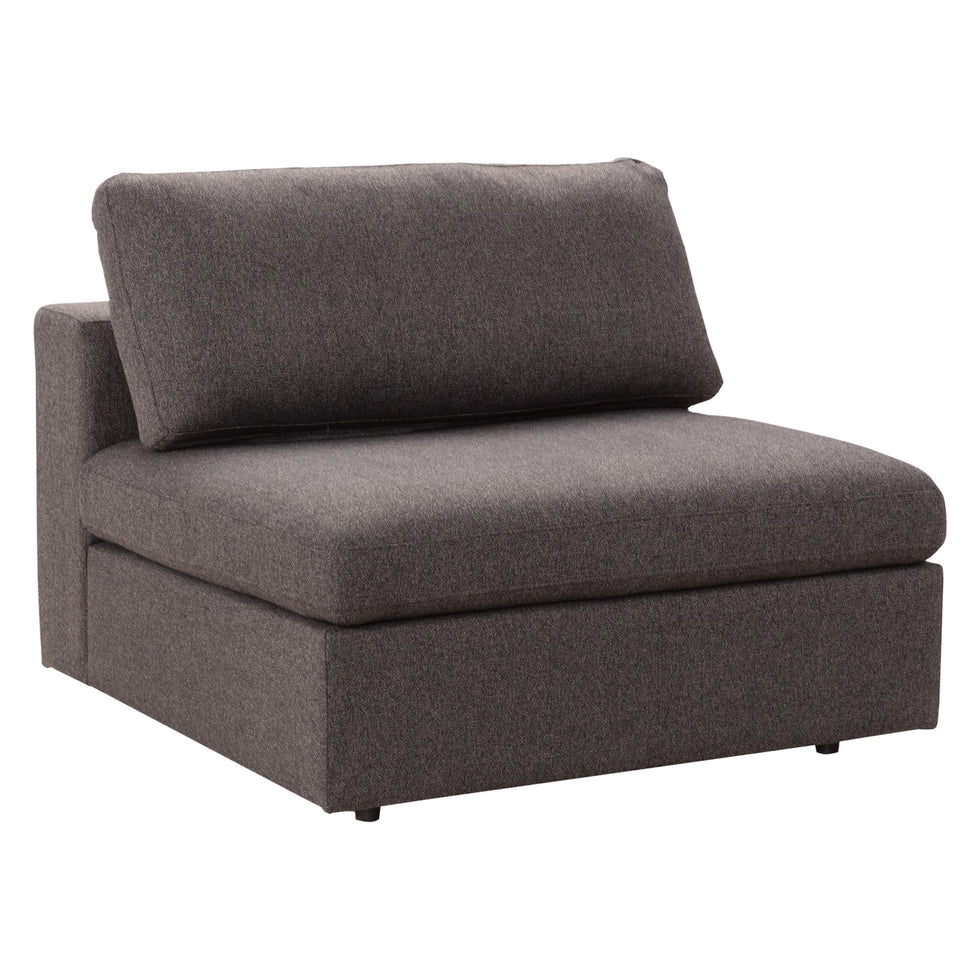 Nova - Arny Smoke Armless Chair