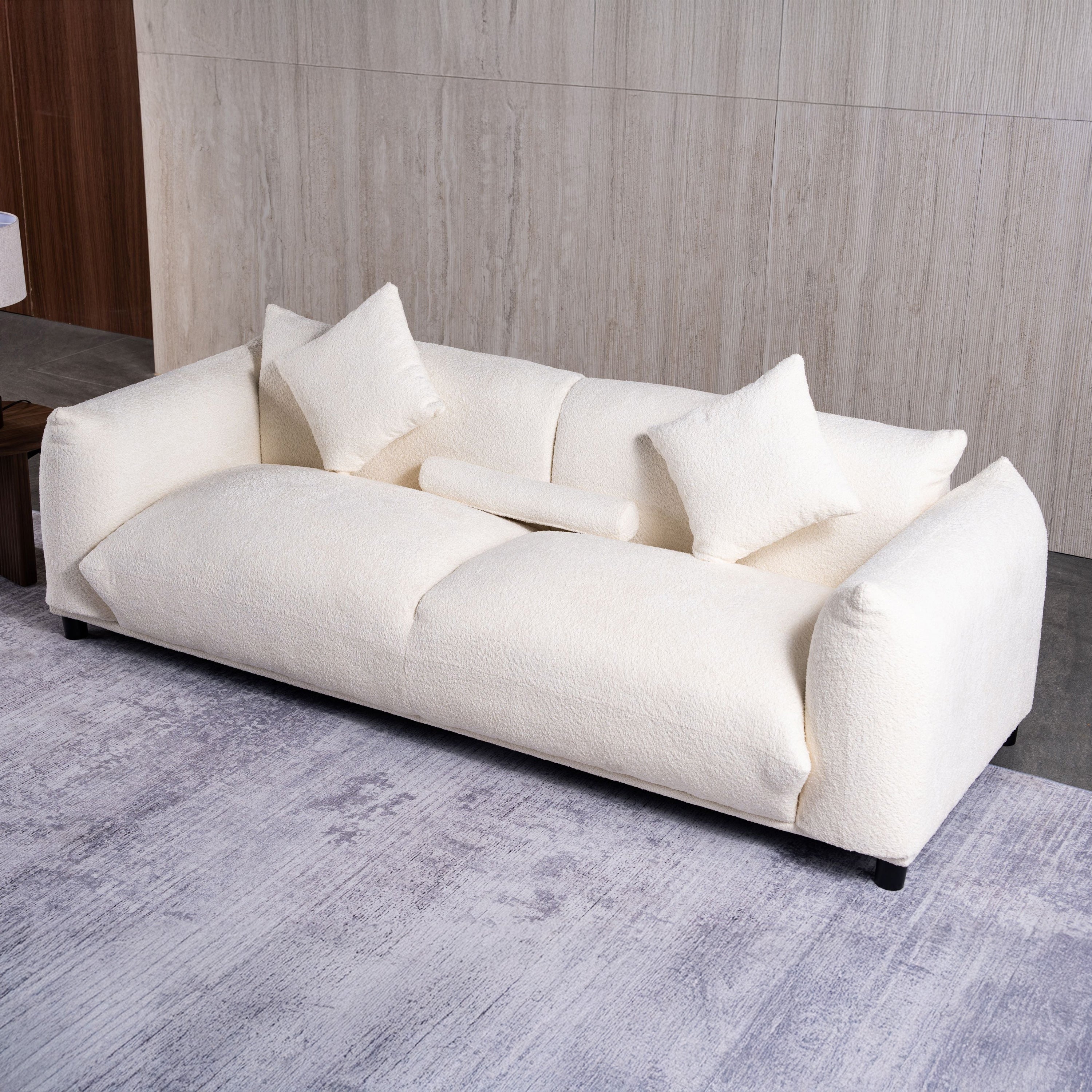 Nova - Marshall Cream Boucle Sofa