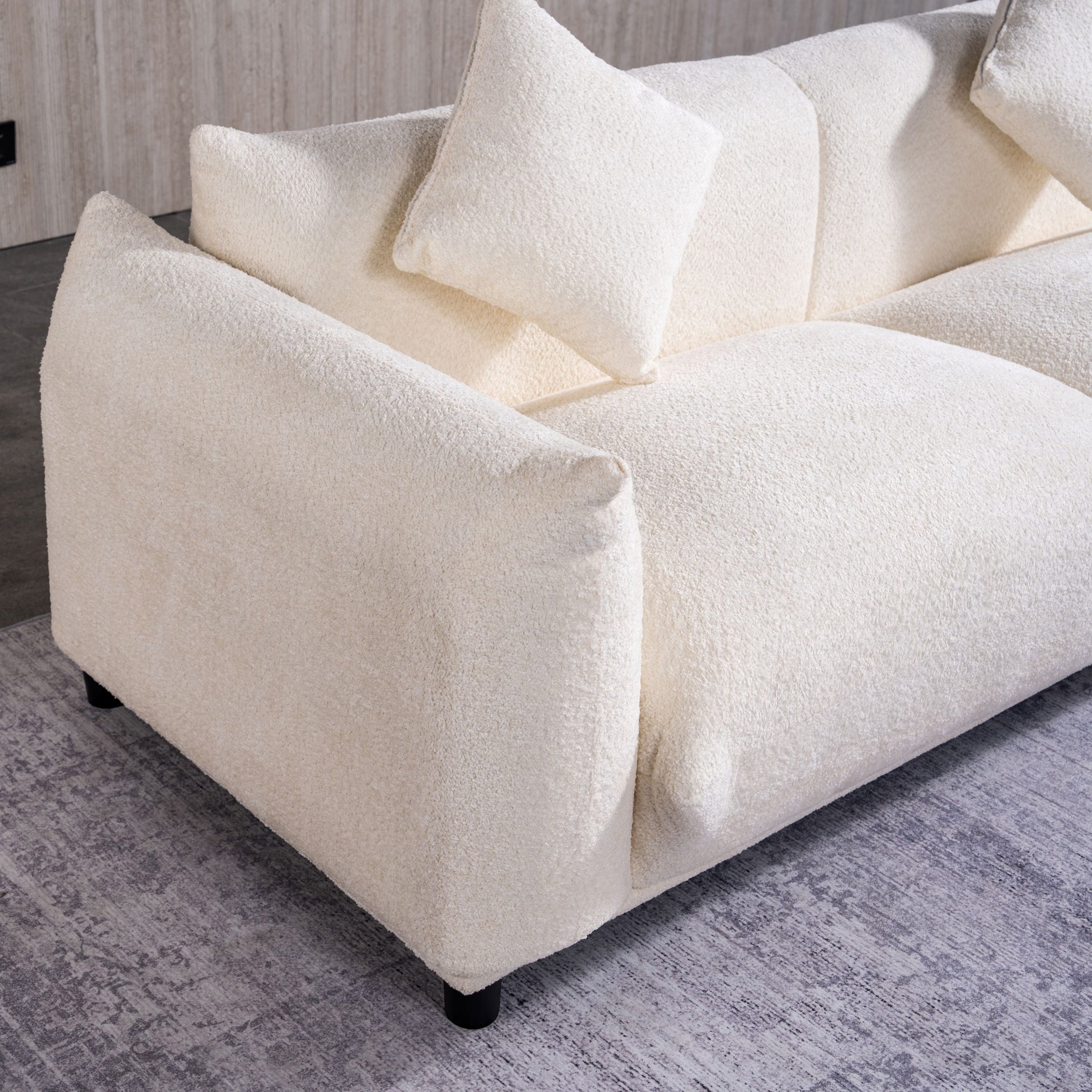 Nova - Marshall Cream Boucle Sofa