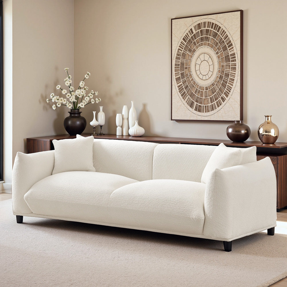 Nova - Marshall Cream Boucle Sofa
